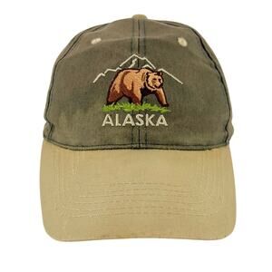 Y2K Alaska bear two tone hat 2000s vintage